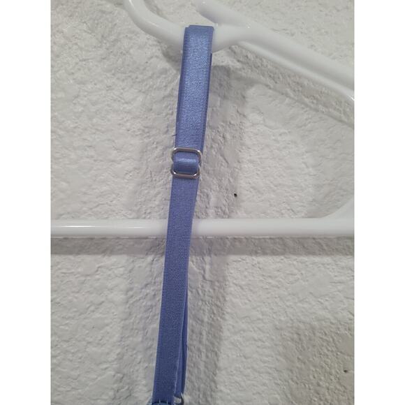 Free People Women's Night Rhythm Bodysuit Blue Flowers size Large - Picture 5 of 7